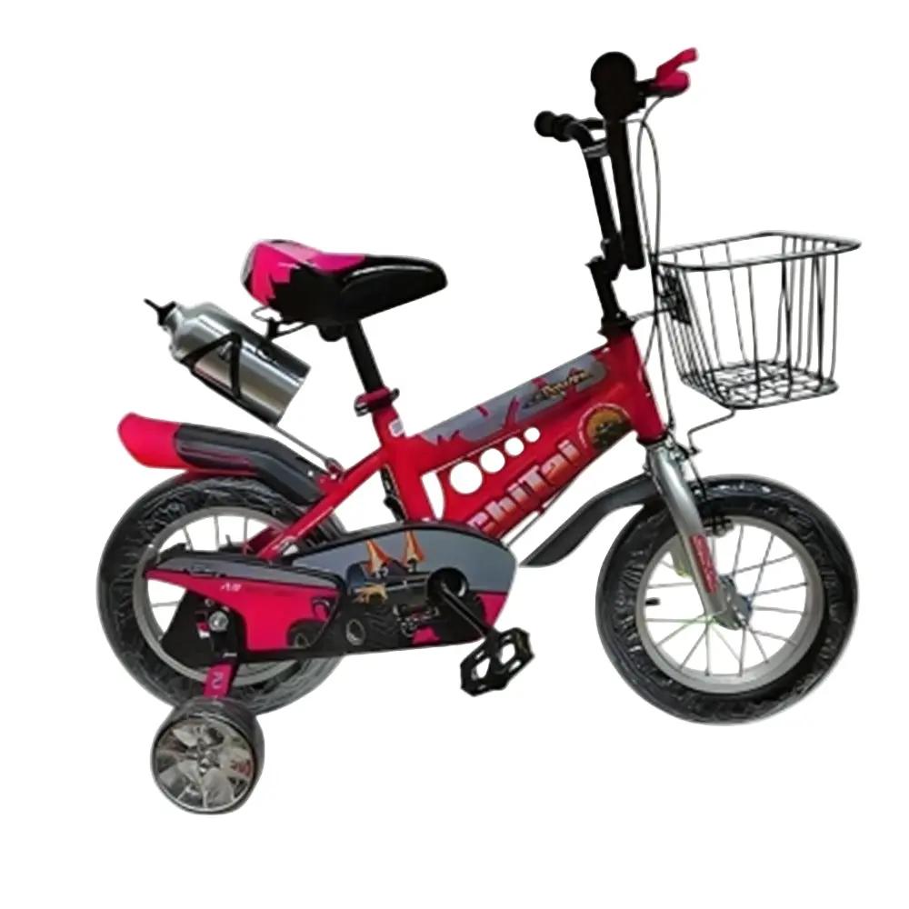 دراجة هوائية 12/ 16/14 بوصة بتصميم رياضي | متوفر باللون ( الأحمر ، الأخصر ، الأزرق ) لون الأحمر