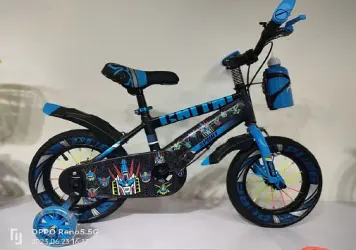 دراجة هوائية 12 و 14 بوصة بتصميم رياضي | متوفر باللون ( الأزرق ، الأخضر ، الأصفر والبرتقالي ) My Store