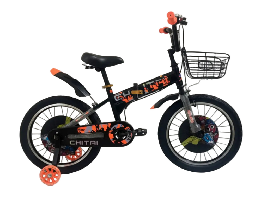 دراجة هوائية 14/16/18 بوصة أزرق معدني بتصميم رياضي | Dar Toys