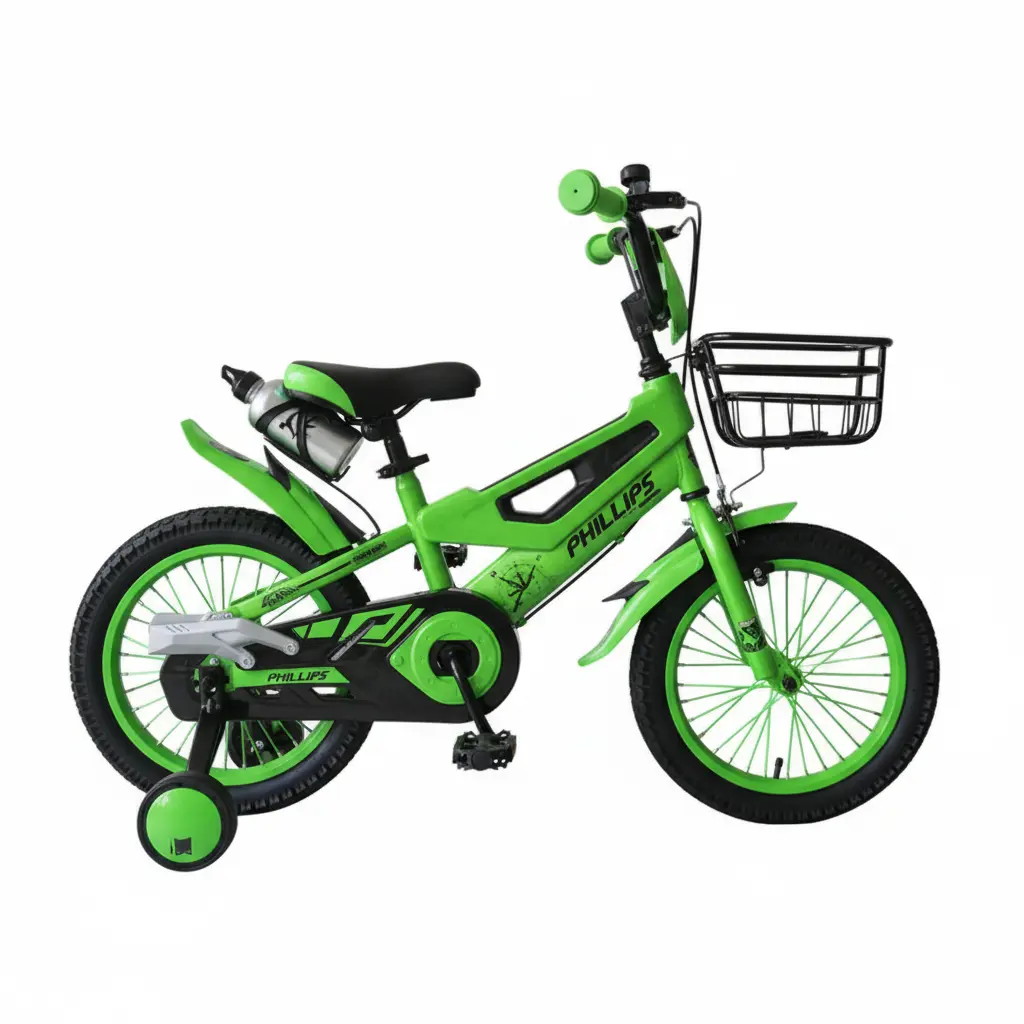 دراجة هوائية 16 بوصة بتصميم رياضي | متوفر باللون ( الأحمر ، الأزرق ، الأخضر ) أخضر