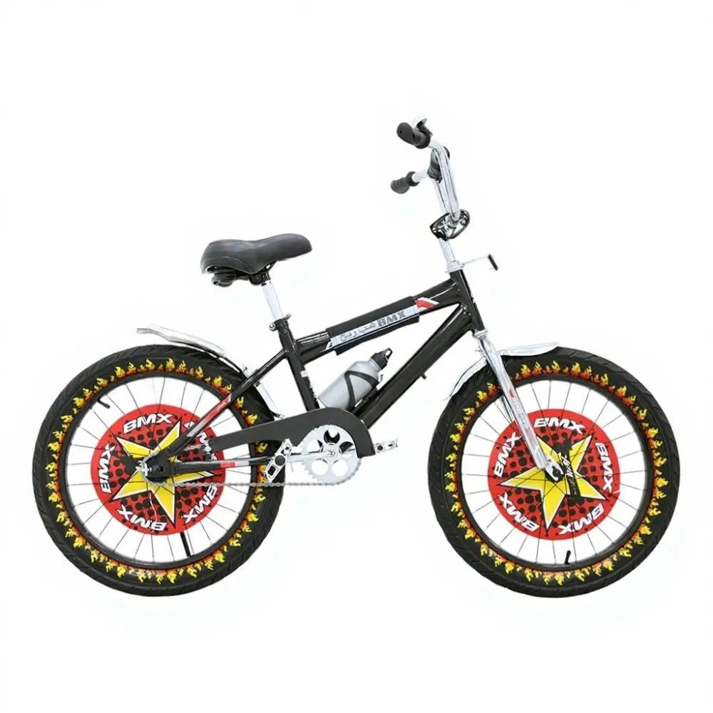 دراجة هوائية 16 بوصة و18 بوصة و20 بوصة بتصميم BMX | متوفر باللون (الأسود ، الأزرق ، الأحمر) أسود