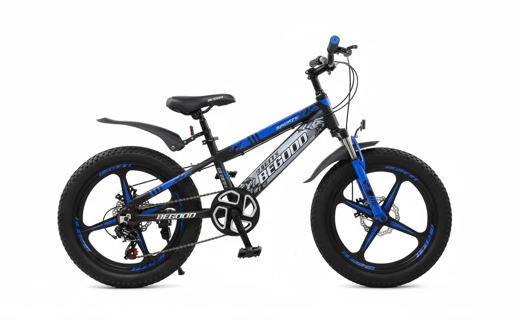 دراجة هوائية 20 بوصة باللون الأزرق مع عجلات قوية | Dar Toys