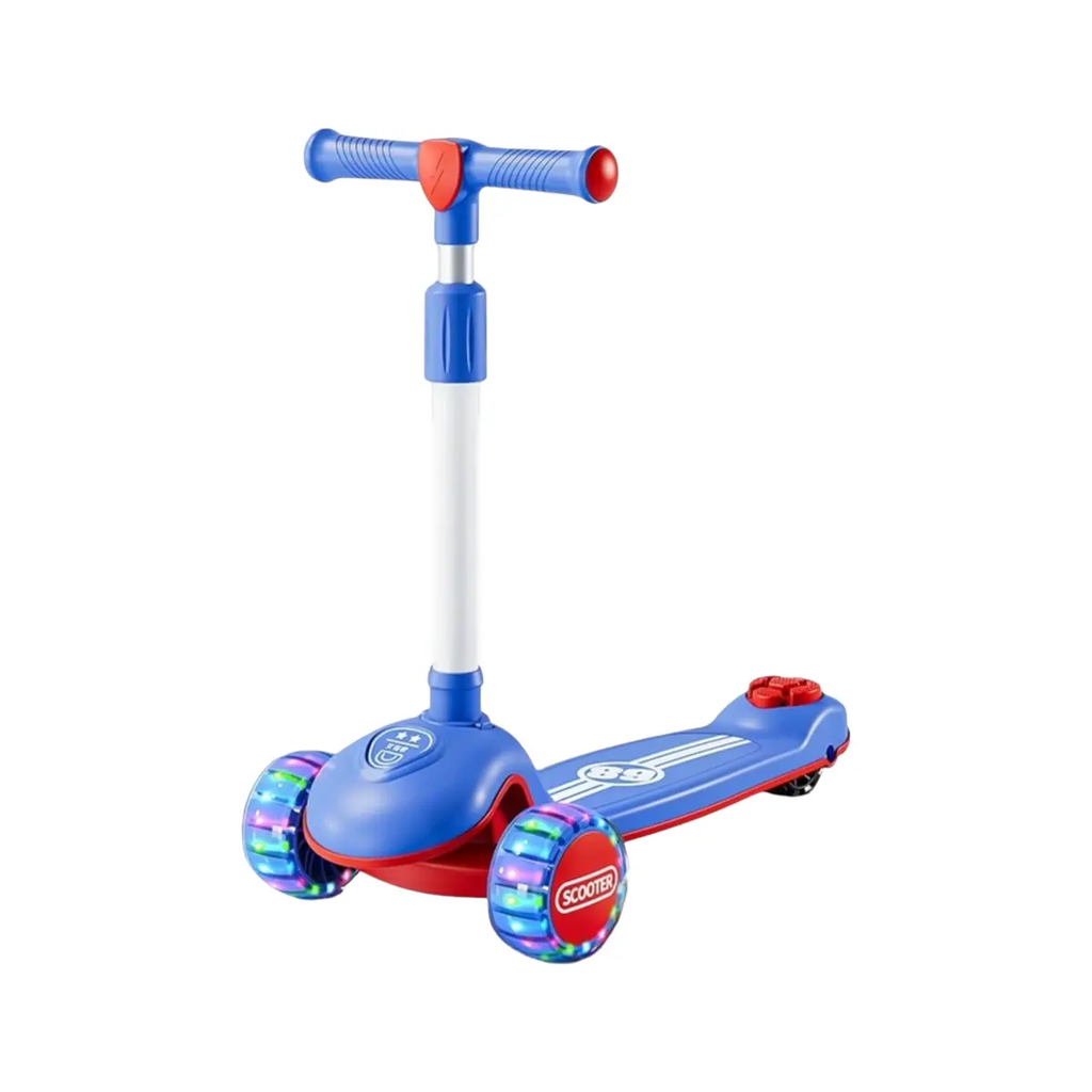 سكوتر دفع 3 عجلات بإضاءة للأطفال