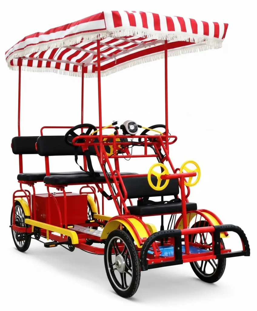 دراجة هوائية 20 بوصة لعدة أشخاص مع مظلة لحماية الشمس | Dar Toys