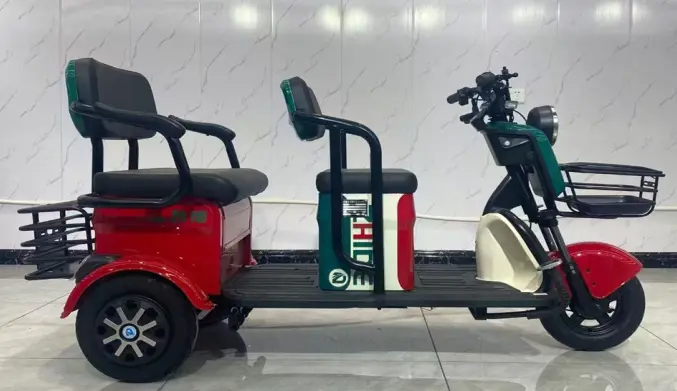 توكتوك كهربائي بمقعدين بطارية 60 فولت ومحرك 1000 واط