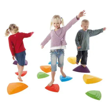 Bridge Stones – مجموعة 9 قطع لتدريب التوازن وتنمية المهارات الحسية للأطفال My Store