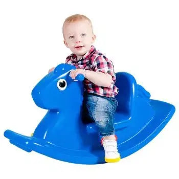 حصان هزاز للأطفال باللون الأزرق من Little Tikes My Store