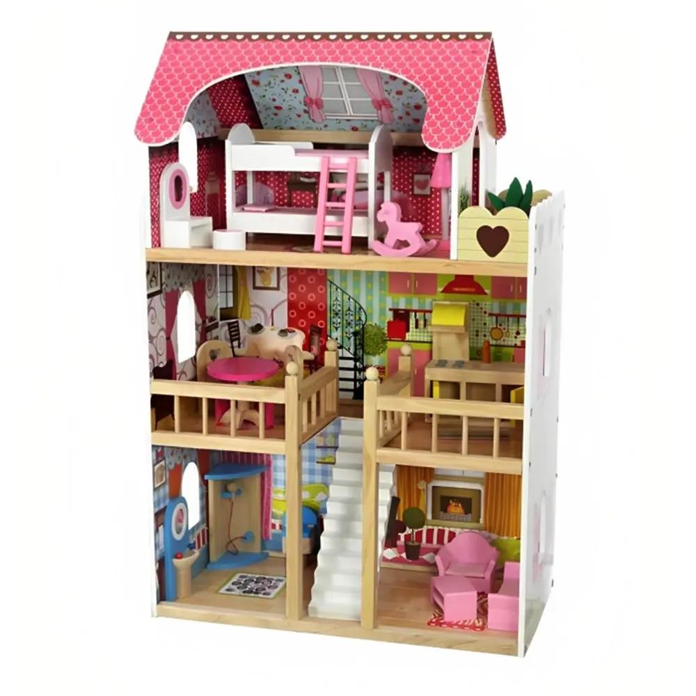 بيت عرائس خشبي متعدد الطوابق للأطفال | تسوق الآن من Dartoys