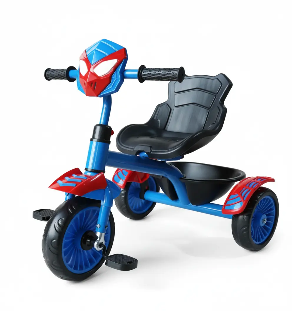 دراجة ثلاثية العجلات للأطفال بتصميم سبايدرمان وألوان متعددة | Dar Toys