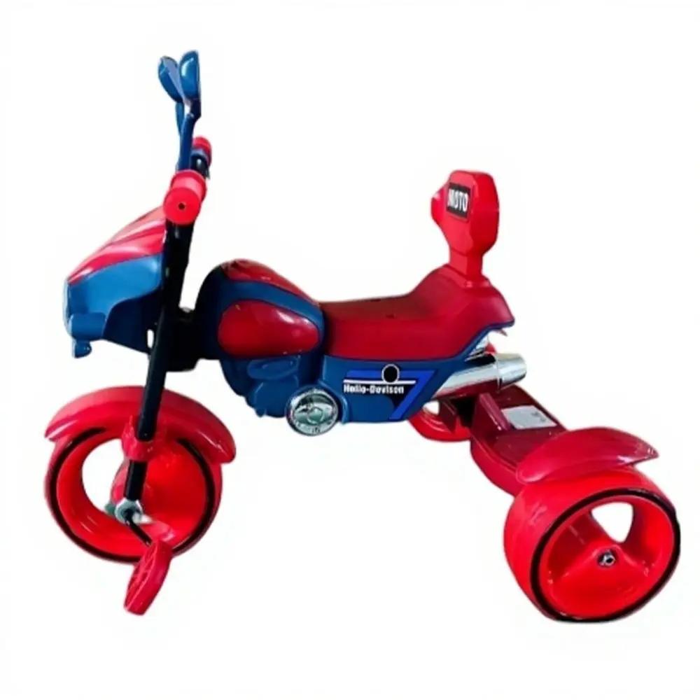 دراجة ثلاثية العجلات للأطفال مع تصميم عصري | متوفر باللوان ( الأحمر ، الأصفر ، بنفسجي ) أحمر