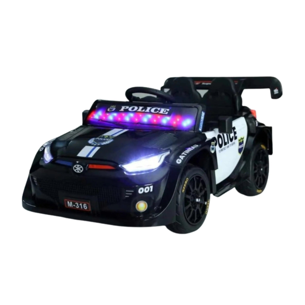 سيارة شرطة للأطفال مع مايكروفون ومحركين | تسوق الآن من Dartoys