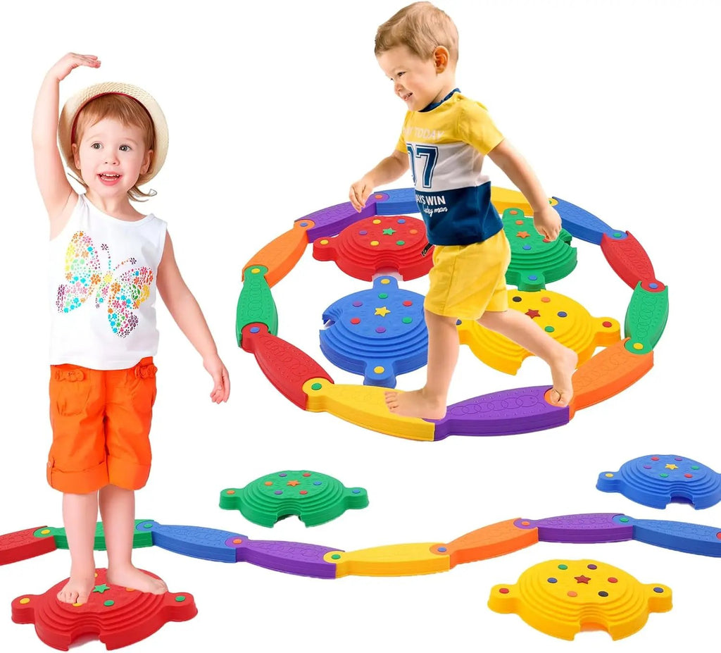 عارضة توازن مع أحجار ملونة للأطفال الصغار | تسوق الآن من Dartoys